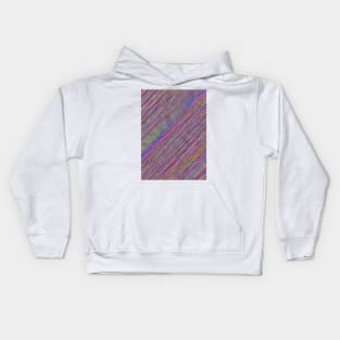 Geometric Futures #12 - Pattern Modular Synth Glitch Artwork Kids Hoodie